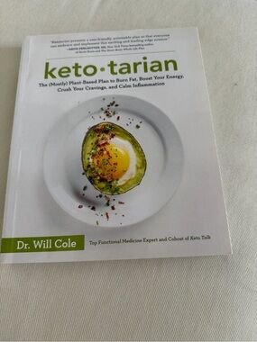 Keto-tarian Avery Cookbook by Dr. Will Cole Soft Cover